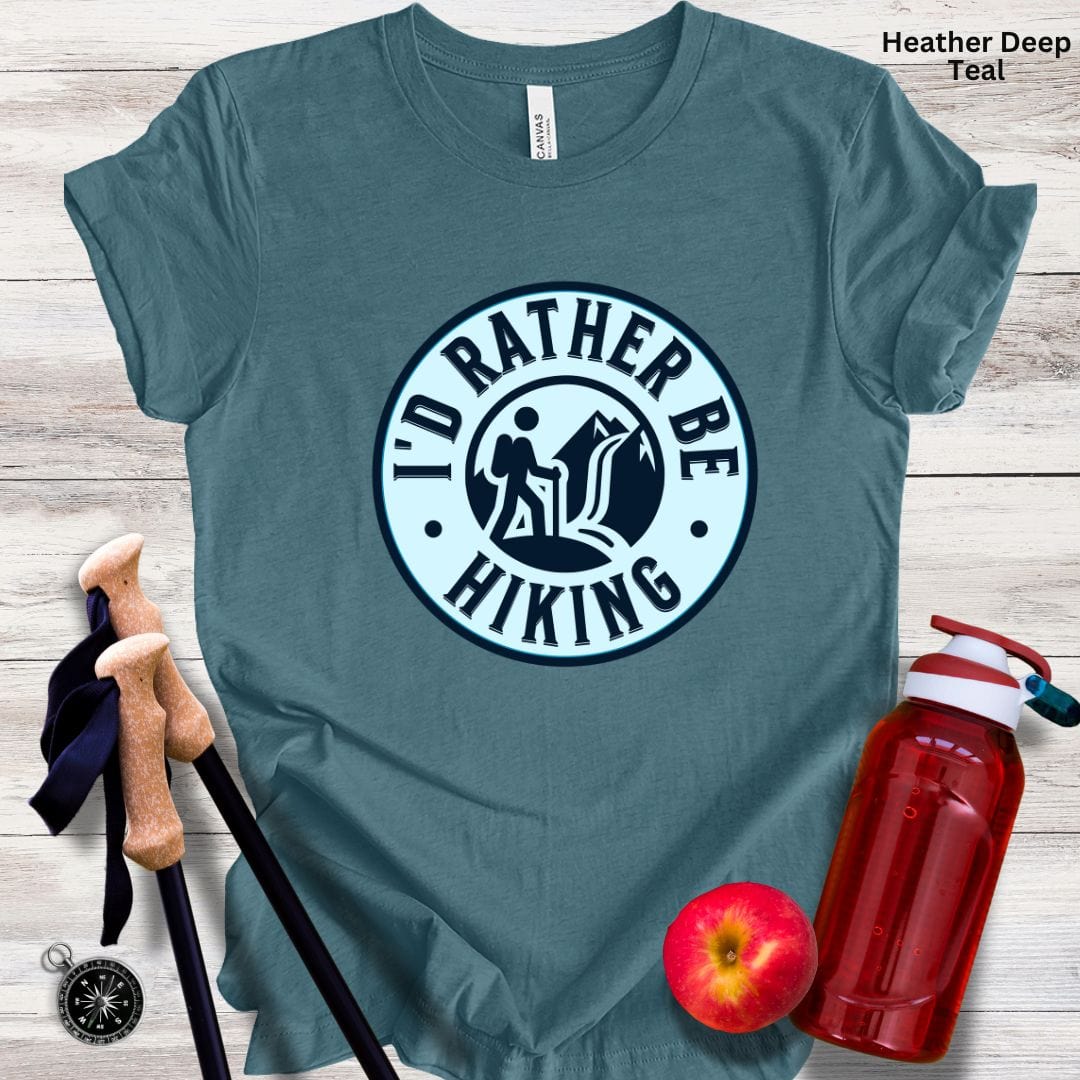 Rather Be Hiking Unisex Tee