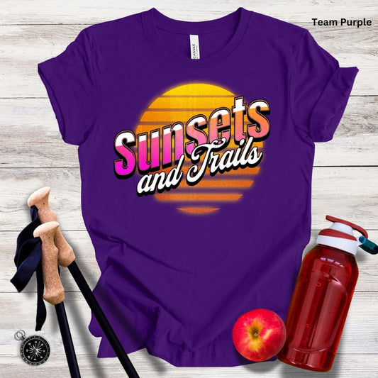 Sunsets and Trails Unisex Tee