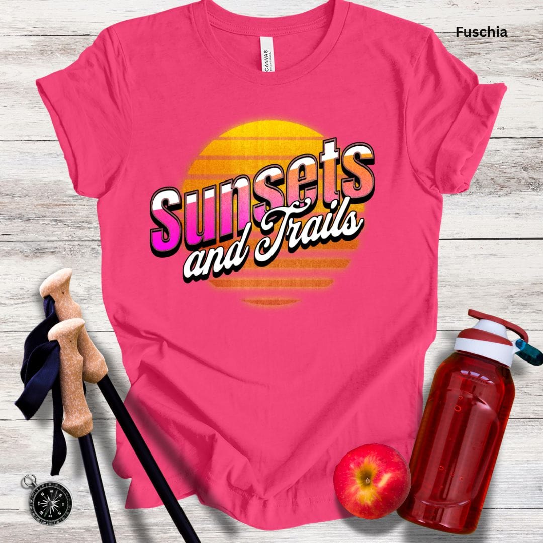 Sunsets and Trails Unisex Tee