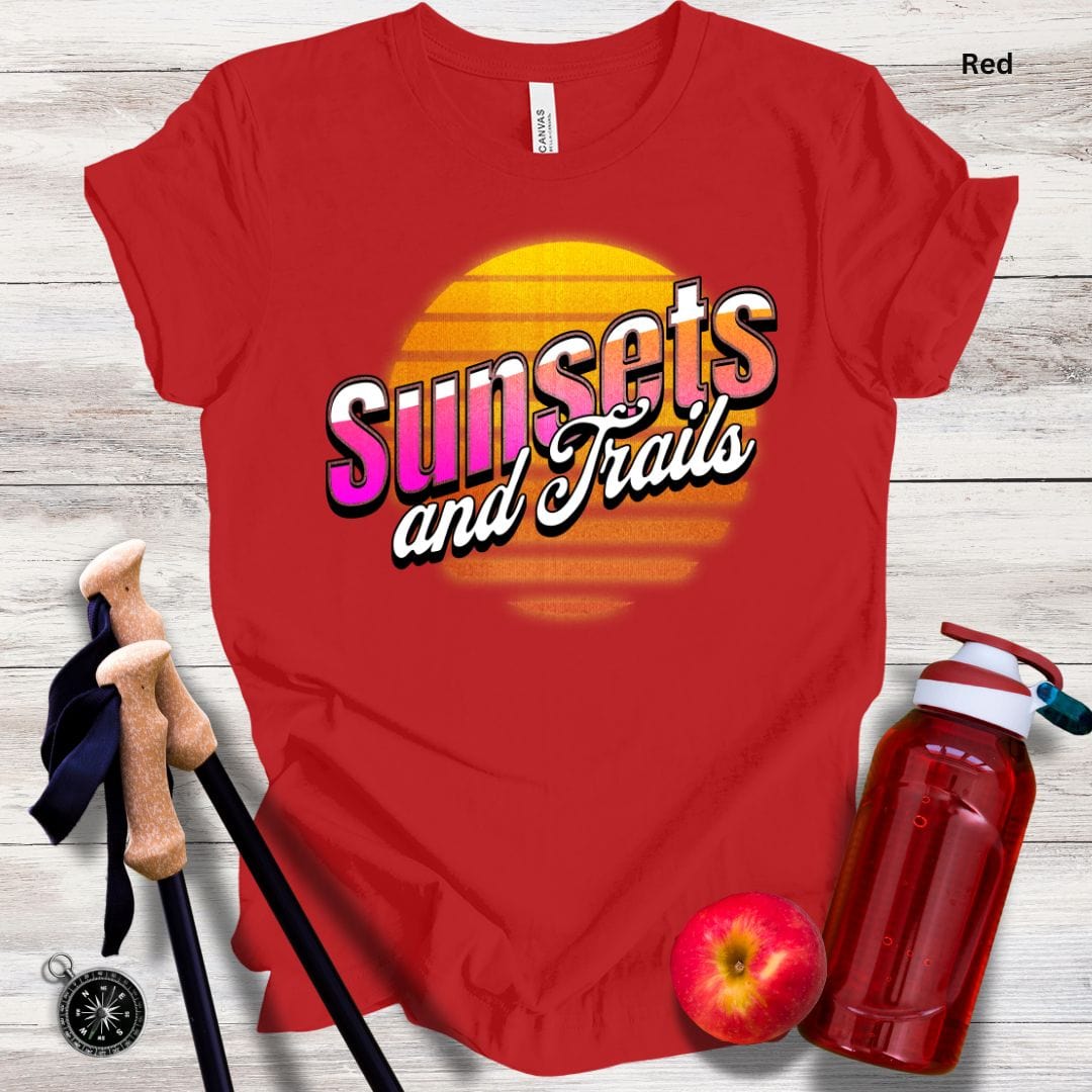 Sunsets and Trails Unisex Tee