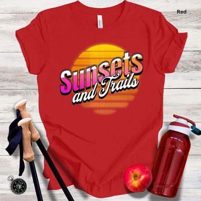Sunsets and Trails Unisex Tee