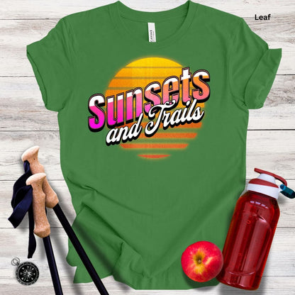 Sunsets and Trails Unisex Tee